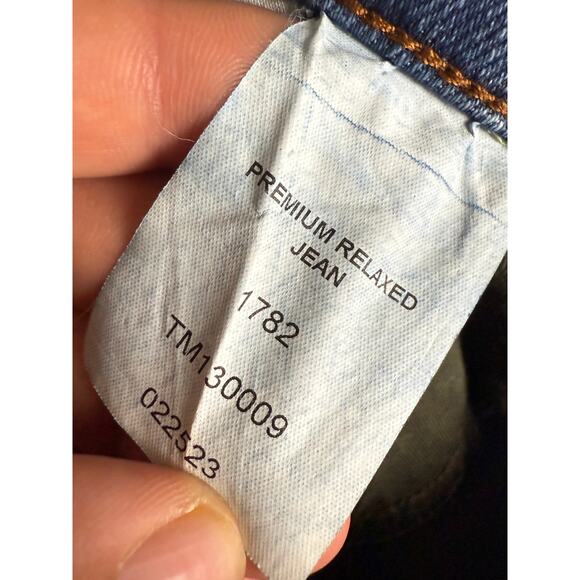 Tecovas Premium Relaxed Fit Denim Jeans Pants Western Cowboy Blue Men 38x32‎ EUC - Picture 11 of 11